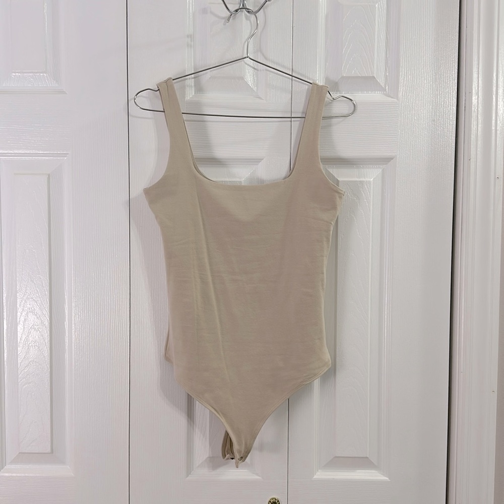 A&F Tan Tank Bodysuit